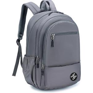 SPAHER 25L Bagaglio a Mano 40x30x20 Wizzair Zaino da Viaggio Aereo zaino 40x30x20 Zaino da Viaggio Aereo Impermeabile Zaino Scuola Easyjet Zaino da Escursionismo Campeggio per Uomo Donna Grigio