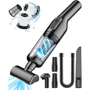 Vankarr Aspirabriciole Senza Fili Potente 16000pa, Mini Aspirapolvere Portatile Ricaricabile USB per Auto e Casa, Aspira Briciole per Ufficio
