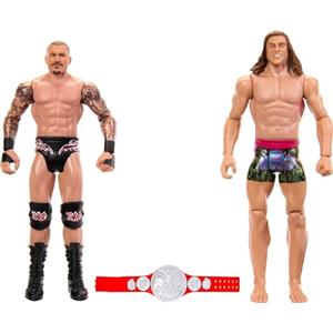 Mattel WWE Championship Showdown - Set da 2 personaggi Randy Orton e Riddle, action figures alte più di 15 cm, Friday Night Smackdown, giocattolo per bambini, 6+ anni, HLL77