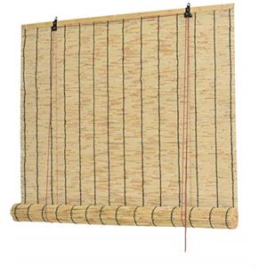 KDDFN Tenda Avvolgibile in bambù,Tenda a Rullo in bambù,Tende in Bambu da Esterno,Protezione della Privacy,Stile retrò,Facile da Installare,Fatto su Misura,per Interni/Esterni (50 * 60cm/20 * 24in)