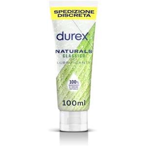 Durex Naturals Pure Gel Lubrificante Intimo, 100% Ingredienti di Origine Naturale,100ml