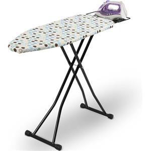 SUNDOY Asse da stiro Premium 111 x 31 cm, larghezza extra 31 x 91,5 cm, regolabile in altezza, imbottitura a 3 strati, stabile asse da stiro per la casa