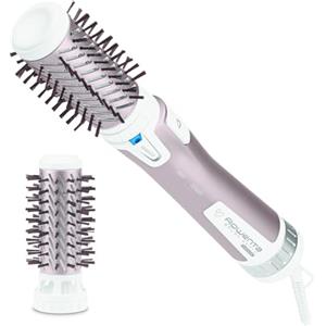 Rowenta CF9540 Brush Activ Premium Care Spazzola Rotante e Asciugante per Volume, 1000 W, per Capelli Corti e Lunghi, Styler con 2 Spazzole in Ceramica, Doppio Generatore di Ioni e Setole Naturali