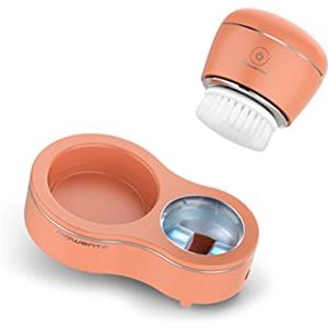 Rowenta LV4010 Spazzola Viso Anti-Imperfezioni, Riduce le Impurità, Spazzola Pulizia Viso Elettrica per Pelle Morbida e Vellutata, Routine Skincare da 1 Minuto, Rimuove il Make-Up, Spazzola in Nylon