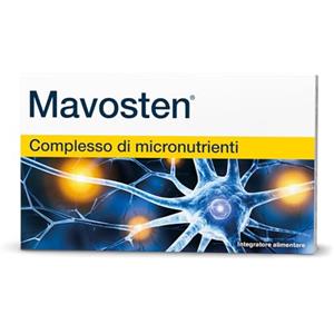 Mavosten® - Complesso di micronutrienti di alta qualità con acido alfa-lipoico (ALA), colina, 7 importanti vitamine del gruppo B e calcio, per favorire la salute dei nervi (20 unità)