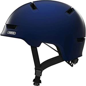 ABUS Scraper 3.0 Casco urbano - Casco per bici robusto per il traffico cittadino - Per uomini e donne - Blu, Taglia M