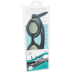 LINE - Occhialini da nuoto per adulti - Occhialini da nuoto unisex grigio o blu - Regolabili - Confezione da 1, Grigio/Blu