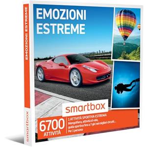 smartbox - Cofanetto Regalo per Uomo o Donna - Emozioni Estreme - Idee Regalo Originale - 1 Sport Estremo per 1 Persona