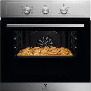 Electrolux Serie 300 Forno da Incasso Multifunzione, Capacità 58 L, EOH2H00BX, Funzione Grill, Aqua Cleaning, Contaminuti, Classe A, 590x594x560 mm, Acciaio Inox Antimpronta