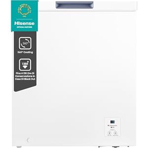 Hisense MCF141E Congelatore a pozzo, illuminazione Led, super silenzioso 40 db, 142L, classe E