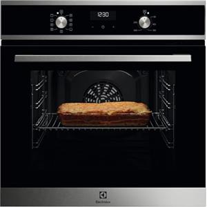 Electrolux Serie600 Forno da Incasso Multifunzione, Capacità 65 L, EOF5H40BX, Cottura Multilivello, Pulizia AquaClean, SurroundCook, Funzione Pizza, 594x595x567mm, Acciaio Inox Antimpronta