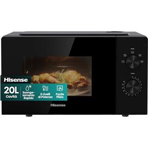 Hisense H20MOBP1 Forno a Microonde, Nero, 20 l