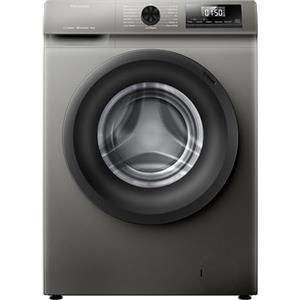 Hisense WF1Q8041BT - Lavatrice a Carica Frontale 8 Kg, 1400 rpm, Classe energetica A-20%, 15 Programmi, Vapore, Display LED, Programma Rapido, Partenza Ritardata, Child Lock, Titanium Metallic