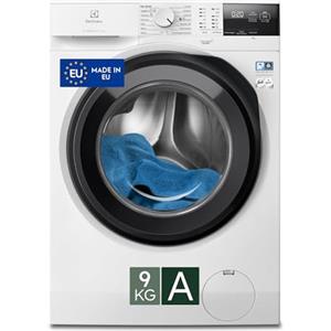 Electrolux 600 Lavatrice a carica frontale, EW6FA29G, 9 Kg, SensiCare, Time Manager, Gentle Care, Flussimetro, Prosense, Programma Rapido / Hygiene, 847x597x636 mm, Color Bianco, Classe A