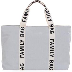 CHILDHOME, Family Bag, borsa per il cambio, borsa fasciatoio borsa da viaggio e weekend, grande capacità, custodia staccabile inclusa, Collezione Signature, Ecru
