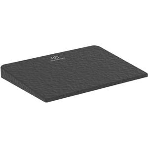Ideal Standard - Ultra Flat S i.life, Copripiletta in finitura per piatto doccia, Tappo scarico doccia originale, Nero