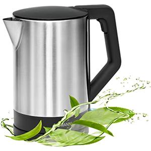 Bomann Bollitore elettrico - Bollitore elettrico - Bollitore in acciaio - Bollitore Bomann WKS 3002 CB 1,5 litri acciaio inox/nero - 2200 Watt - sistema di spegnimento automatico