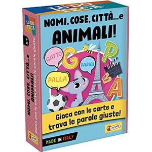 Lisciani Giochi Ludoteca Le Carte dei Bambini Nomi, Cose, Citta e Animali, Multicolore, 100552