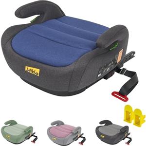Jovikids Rialzo Auto per Bambini ISOFIX 125-150cm ECE R129, Alzatina Auto Bimbi 15-36 kg, Seggiolino Auto Gruppo 2-3 da 6 a 12 Anni - Blu