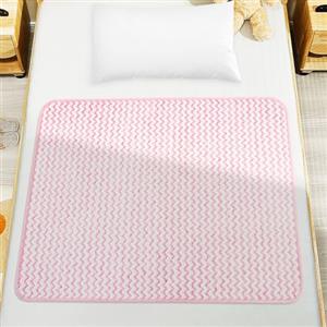 Aolso Bambino Fasciatoio Portatile, 70 * 90Cm Fasciatoio Impermeabile, Tappetino Per Cambio Bambino, Materassino Neonato Lavabile Impermeabile, Morbido Fasciatoio (Rosa)