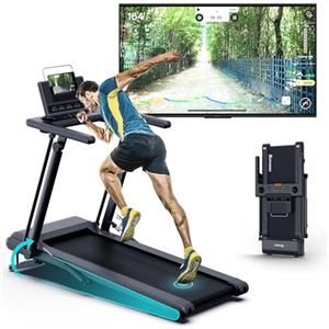 BOTORRO R5PRO Tapis Roulant Pieghevole per Uso Domestico, Potenza Massima di 3,75 HP, 15 Km/h, Bluetooth Abilitato, Ampia Superficie di Corsa, 18 Livelli di Inclinazione Automatica