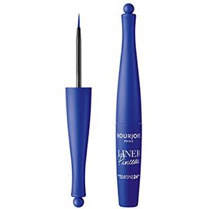 Bourjois Eyeliner Liquido Liner Pinceau, Eyeliner Waterproof dal Tratto Preciso a Lunga Durata, 04 Bleu Pop Art