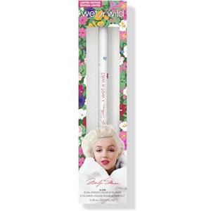 Wet n Wild Marilyn Monroe Icon Beautifying Liquid Eyeliner, Eyeliner Liquido Ultra-Pigmentato a Doppia Punta, con Punta a Pennello e Punta in Feltro per Tratti Precisi e Intensi, Nero