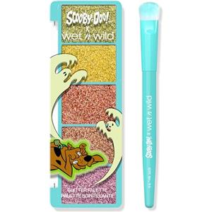 Wet n Wild Scooby-Doo Ghost Glitter Palette - 5 Ombretti Viso e Corpo Ad Alta Copertura e Aderenza per Uno Scintillio Intenso - Asciugatura Rapida ed Effetto Duraturo