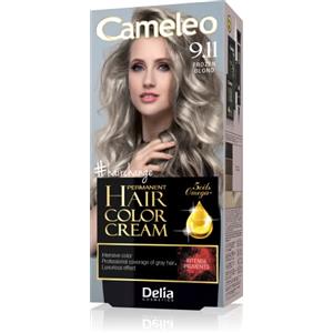 Delia Cosmetics Cameleo - Omega Plus - Tinta per Capelli - Biondo Congelato - Colore Profondo, Duraturo - Colorazione Permanente - Protezione per i Capelli - Kit Completo per la Colorazione - 50ml