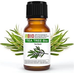 Laborbio Tea tree Bio Olio essenziale 100% Puro Albero del te' 30 ml - Uso interno Terapeutico Alimentare Diffusori ambiente Aromaterapia Cosmetica - Laborbio