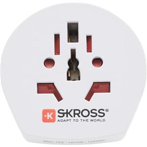 SKROSS | 1.500221-E | World to USA | Adattatore da Viaggio con Spina Standard Americana e Presa Universale - Protezione Anti Scossa