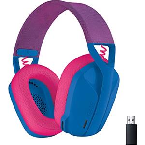 Logitech G G435 LIGHTSPEED Cuffie Gaming Wireless Bluetooth - Cuffie Over Ear Leggere, Microfoni Integrati, Batteria da 18 Ore, Compatibile con Dolby Atmos, PC, PS4, PS5, Smartphone - Blu