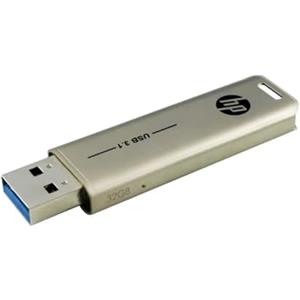 HP x796w USB 3.1 Flash Drive 32GB, design push and pull, finitura metallica