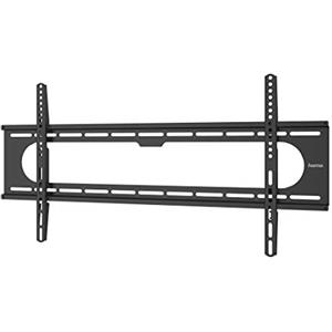 Hama XL Flat Fixed TV Wall Bracket Mount for TVs up to 90 inch VESA 800 - Black
