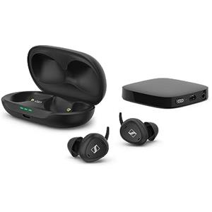 Sennheiser TV Clear Set - Cuffie TV Wireless con cancellazione passiva del rumore e Bluetooth - Comodi intrauricolari senza fili per la TV, nero, misura unica