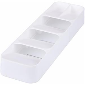 Galileo Casa Portaposate organizer bianco da cassetto 5 scomparti