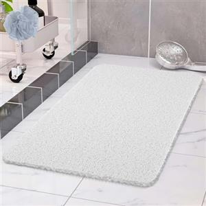 COSYLAND Tappeti bagno 40 x 80 cm - Tappetino Bagno - Tappeto Bagno Antiscivolo - Tappeto Bagno Assorbente - bianco