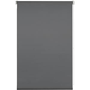 Deco Company Tenda a Rullo con Fissaggio a Incastro, da Giorno, Opaca, Universale, Antracite, 65 x 150 cm (LxH) - Materiale di Montaggio Incluso