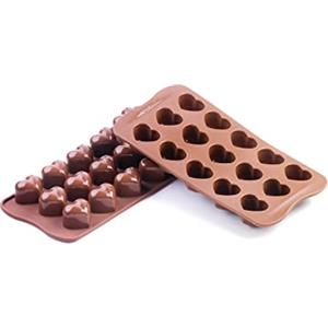 Silikomart SCG01 Stampo Mon Amour, Silicone, Marrone, 11.4x2.5x21.6 cm, 1 Unità