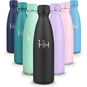 HoneyHolly Borraccia Termica 500ml, Borraccia Termica Bambini, Borraccia Palestra senza Perdite & BPA, Borracce Termiche, Bottiglia Termica per Scuola, Ciclismo, Lavoro - Bevande Calde per 12 Ore & Fredde 24 Ore