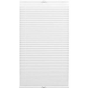 GARDINIA Tenda da giorno plissettata Concept, Rullo a scomparsa, Incl. materiale di montaggio, Tenda plissettata EASYFIX con due binari di scorrimento, Bianco, 65 x 130 cm (P x A)