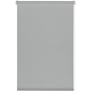 Deco Company, Tenda a Rullo con Fissaggio a Incastro, Opaca, Universale, Grigio Chiaro, 90 x 210 cm (LxH) - Incluso Materiale di Montaggio