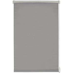 GARDINIA Tenda a Rullo Termica EASYFIX con Fissaggio a Incastro o con Adesivo, Altamente Riflettente, Risparmio energetico, Opaca, Tutte le Parti di Montaggio Incluse, Grigio, 95 x 210 cm (LxA)