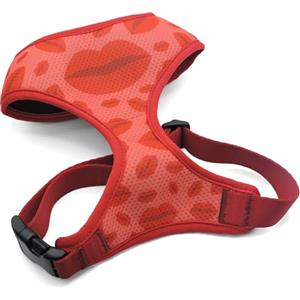MORSO® Pettorina traspirante Air Mesh, per cani di taglia piccola, rosso corallo, tg S