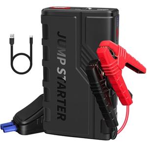 KUKUPOW Avviatore Batteria Auto 1500A (Fino a 7.0L Gas e 5.5L Diesel) 12V Jump Starter Booster, Power Bank, Torcia LED, Porta USB per Smartphone