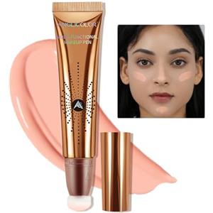 Anglicolor Blush Apparenza Naturale,Blush Liquido Mescola Bene,Di Lunga Durata,Impermeabile,Altamente Pigmentato,Facile da Applicare,Vegano e Senza Crudelta (05#PINK POP, 12ml)