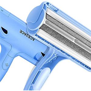 ACE2ACE Togli Peli Animali Rullo Spazzola per Cani e Gatti, Animali Domestici peli Rimozione, Lint Rullo Riutilizzabile, Rimuovi la Pelliccia su Aree fisse Piace Cuccia, Tappeti e Divani -blu