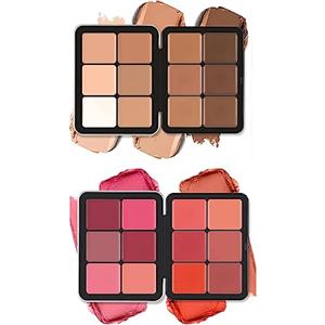 MeiPlumLai Palette di correttori in 12 colori, blush e correttori, per trucco a coprenza totale, per occhiaie e trucco viso