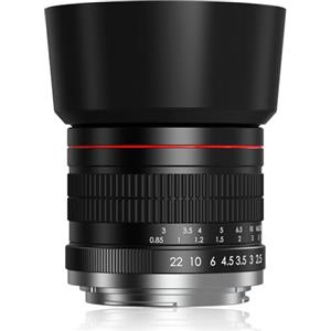 BENOISON Obiettivo EF per Canon - 85mm f1.8 Manuale Obiettivo Ritratto per Canon Rebel SL3 SL2 T8i T7 T7i T6 T6i 850D 800D 750D 250D 200D 90D 80D 77D 4000D 3000D 2000D 1500D 6DII/5DIV/IDXIII SLR Fotocamera