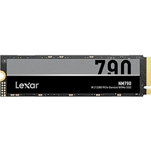 Lexar NM790 SSD Interno 2TB, M.2 2280 PCIe Gen4x4 NVMe SSD, Fino a 7400MB/s in Lettura, 6500MB/s in Scrittura, Disco a Stato Solido per PS5, PC, laptop e giocatori (LNM790X002T-RNNNG)